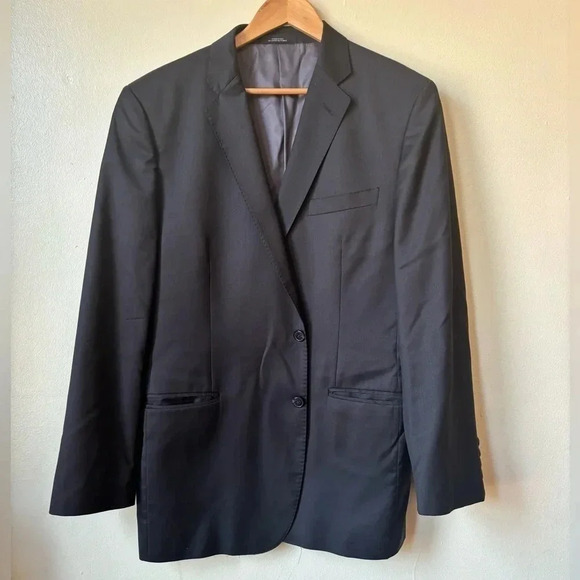 Ermenegildo Zegna Single Breasted Two Button Sports Coat Blazer Slim Fit 44RWool - Picture 7 of 14